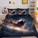thumbnail image 1 of Christmas Tree Gifts Santa Claus Quilt Duvet Cover Set Soft Children Bedding3-Piece Bedding Set, 1 of 4