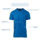 thumbnail image 3 of Camiseta Gildan Softstyle Cotton G64000 Sapphire para adultos, paquete de 2, 3 of 6