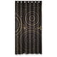 thumbnail image 1 of Cortina de ducha clásica con diseño elegante y clásico en marrón oscuro, juego de cortinas de baño con ganchos, tamaño 36 x 72 pulgadas., 1 of 3