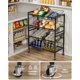 thumbnail image 3 of Carrito de almacenamiento de cocina Evermagin Rolling Fruit Cesta de 4 niveles, 3 of 8