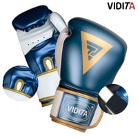 Guantes De Boxeo Profesionales Boxing Con Velcro 12Oz Vidita 12Oz Azul