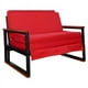 thumbnail image 1 of Futon Metalico Folk 1 plaza  "Rojo", 1 of 2