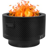 Fogata Stboo Outdoor Sin Humo, 51 X 36 Cm, Portátil, Negra