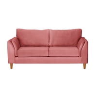 Latam Home - Sofá Milan 2C Con Resortes Pocket Tela Velvet Palo Rosa