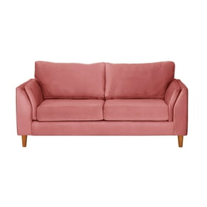 Latam Home - Sofá Milan 2C Con Resortes Pocket Tela Velvet Palo Rosa