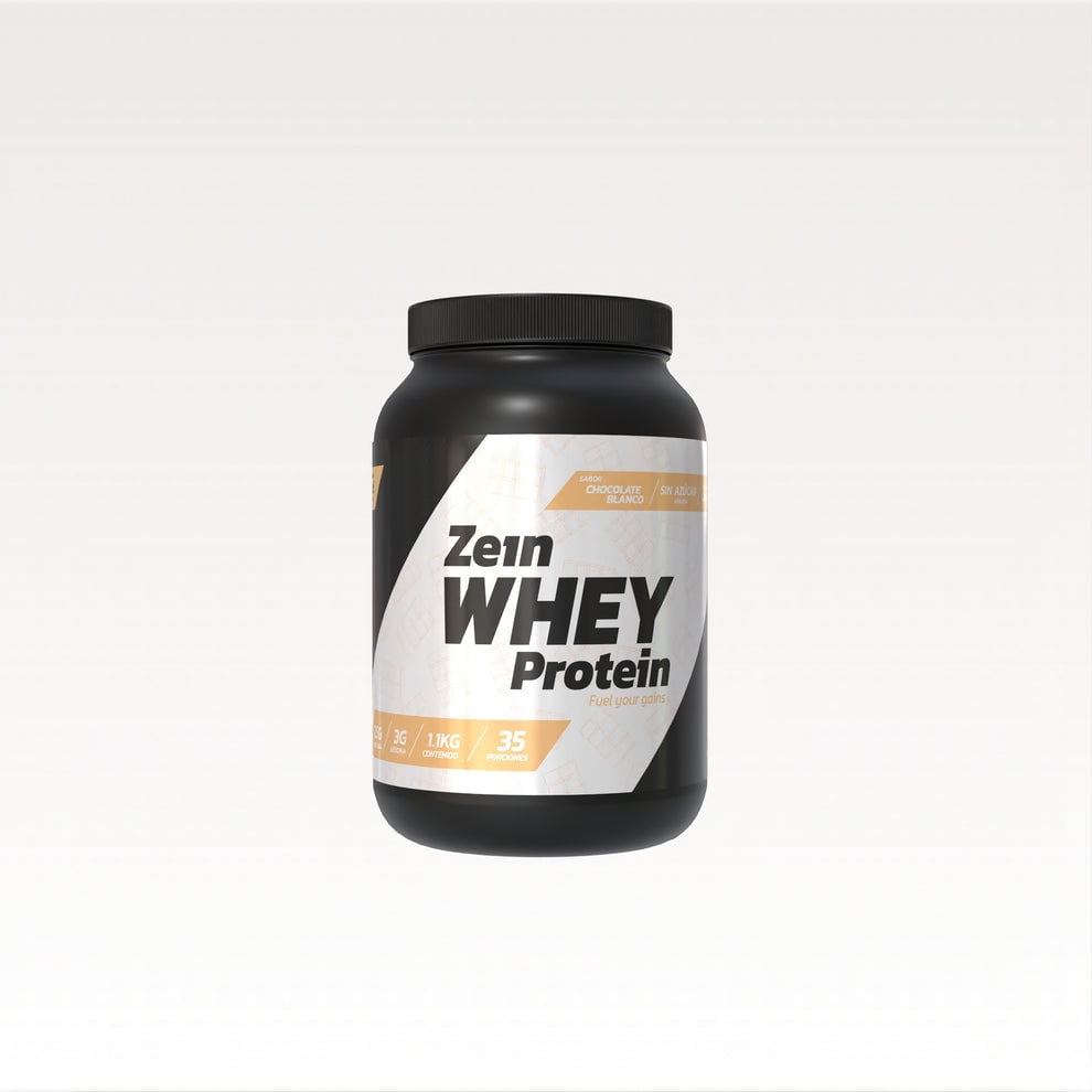 Proteina Whey 1,1kg 35 Porciones Chocolate Blanco - Zein