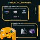thumbnail image 3 of Pack de 4 controladores GameCube Degulan – Negro, Morado, Azul y Naranja, 3 of 6