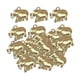 thumbnail image 1 of 50x colgantes de aleación para hacer hallazgos de joyería DIY, suministros de abalorios colgantes de 1,85 cm x 1,9 cm, abalorios de para , Dorado, 1 of 5