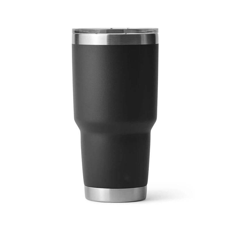 Xusx111 - 30 Oz Vaso Aislado Al Vacío De Acero Inoxidable W / Tapa Magslider, Taza De Helado De Coche De Acero Inoxidable (negro, 900ml, 20,5 * 10,7 Cm)