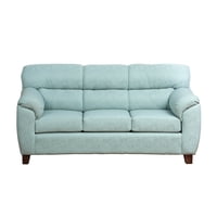 Muebles América - Sofá Ivannia 3 Cuerpos Lino Sidelli Verde Claro