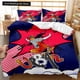 thumbnail image 1 of v1749 Bed Sheets Skateboard Duvet Cover Set Skateboard Player Hip Hop Bedding Set Teens Street Hobby Sport Hippie King Size Polyester Quilt Cover 3-Piece Bedding Set (1 Duvet Cover + 2 Pillow Shams) B, 1 of 5
