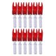 thumbnail image 4 of 12 piezas de plástico tiro con arco precisión nocks para id 4.2mm flecha eje universal rojo, 4 of 5