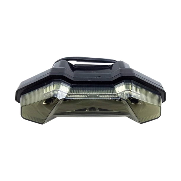 Luz trasera de freno para motocicleta, piezas de reparación de luz de señal de , fácil instalación, accesorios LED para motocicleta MT09 FZ10 concha transparente
