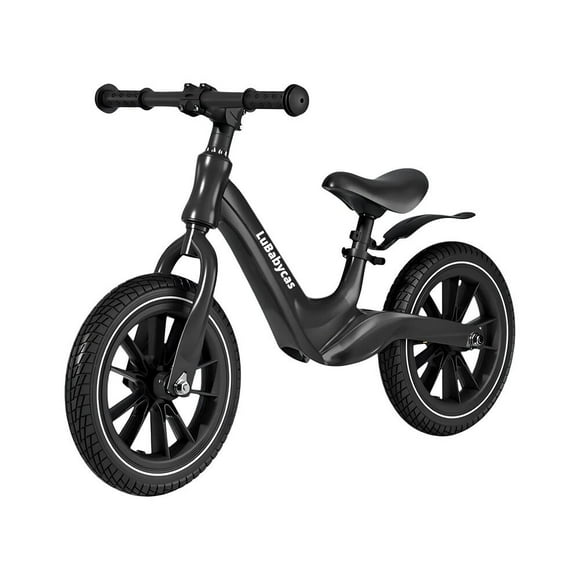 Bicicleta De Equilibrio 3-8 Años Aro 14 Negra LuBabycas