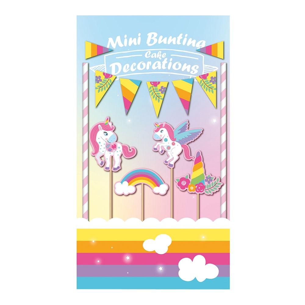 Set Decoración Tortas Unicornio Big Party Pronobel