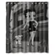thumbnail image 1 of Cortina de ducha rosa Betty Boop, juego de cortinas de baño con ganchos, tamaño 66 x 72 pulgadas, 1 of 3