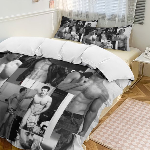 Chris Evans Family Bed 3 Piece Set Personalized Bedding Decor for Kids And Teens Anime Student Dormitory Cover