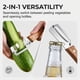 thumbnail image 5 of Pelador verduras 2 en 1 2 pack mango madera abridor botellas cuchilla acero, 5 of 7