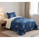 thumbnail image 1 of Cubrecama SHERPA 1.5 Plazas - Floral Dusa Nua Azul M977 M977, 1 of 6