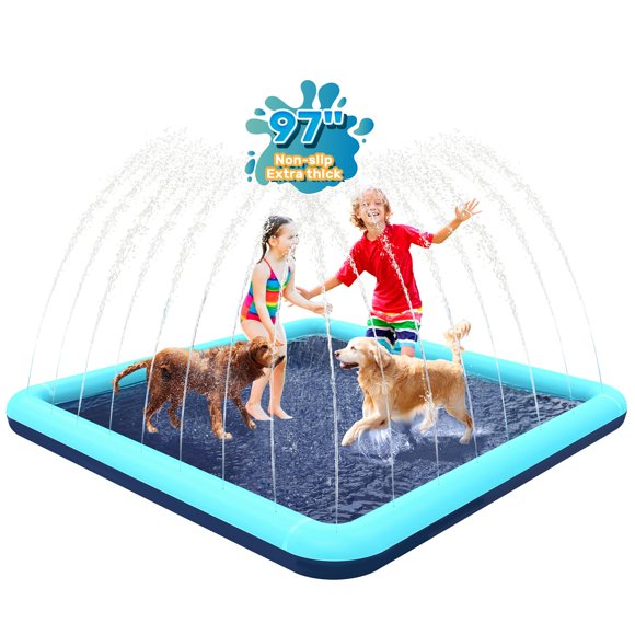 Splash Pad Bilibara 246 cm para perros y niños con superficie antideslizante