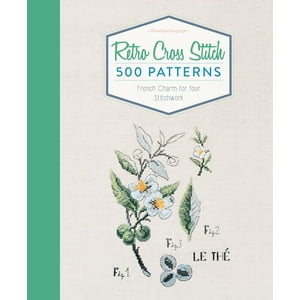 Schiffer Publishing - Punto De Cruz Retro De Book 500 Patrones