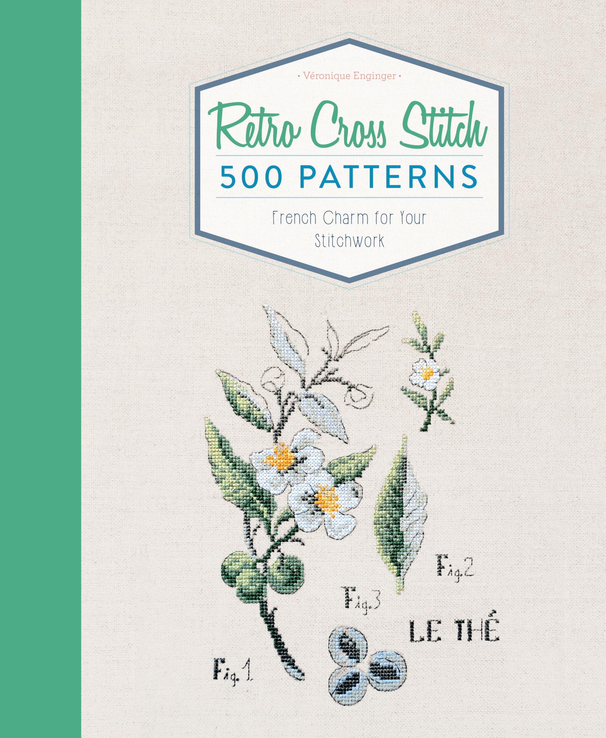 Schiffer Publishing - Punto De Cruz Retro De Book 500 Patrones