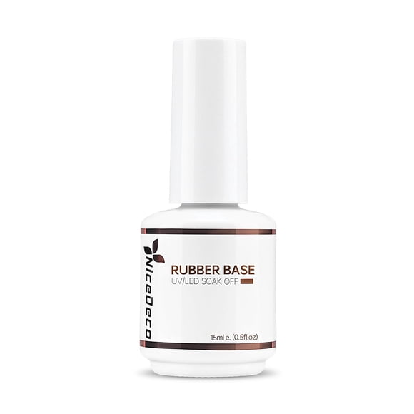 Esmalte de uñas en gel Nicedeco Hema Free, base de goma transparente, 15 ml