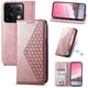 thumbnail image 1 of Funda Flip FOXDOCK para Xiaomi Redmi Note 13 Pro 4G , Estilo Billetera con Diseño Rombo, Correa de Mano y Soporte, Uso Diario, 1 of 5