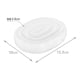 thumbnail image 2 of Jabonera Porta Jabon Ceramica Diseño Arcoiris blanco, 2 of 2
