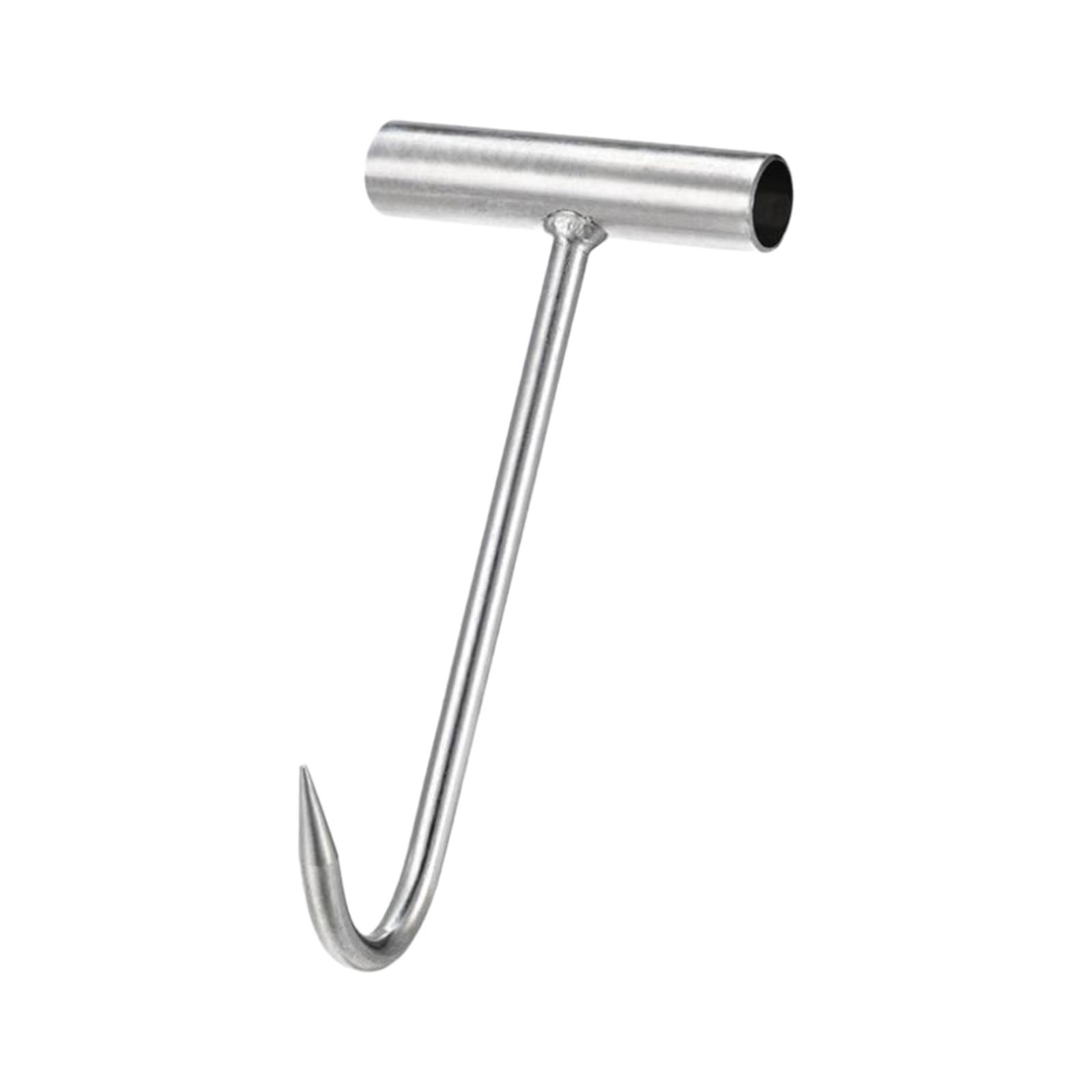 Magideal - Herramienta De Gancho Para Boca De Acceso Ganchos De Elevación Versátiles Tapas De Boca De Acceso Tapas De Desagüe Puertas Enrollables Gancho De Eleva 30 Centimetros