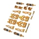 thumbnail image 2 of 1/16 RC Coche Mejorado Piezas De Metal Brazos Oscilantes Delanteros Inferiores Para Q141 16103 Q117C Oro, 2 of 5
