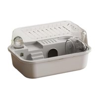 Magideal - Casa De Hámster Con Acceso Superior Para Ratones Y Erizos , Gris