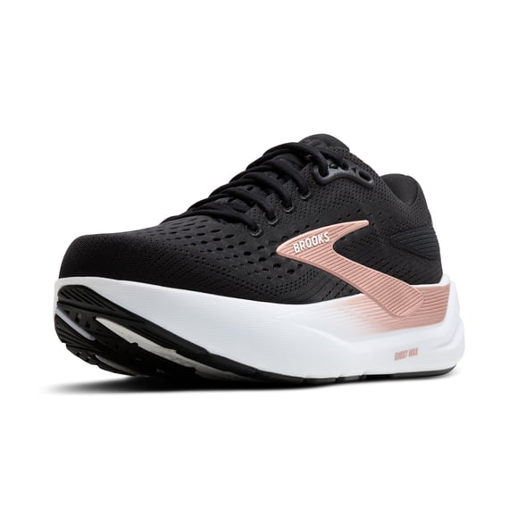 Zapatillas Brooks Ghost Max 3 para Mujer Negro Oro Rosa Talle 9.5 Ancho