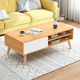 thumbnail image 1 of MESA DE CENTRO VINTAGE LILO 80x40x45.5 MADERA XP-5, 1 of 3