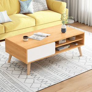 Tienda El Garage - Mesa De Centro Vintage Lilo 80X40X45.5 Madera Xp-5