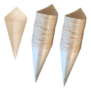Bothyi - 100 Piezas De Conos De Comida Desechables Para Helados Para Catering, Eventos Y Fiestas