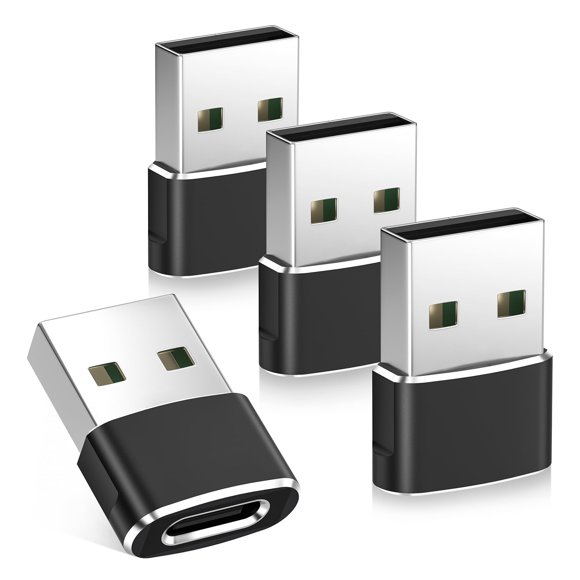 Basesailor Adaptador USB A a USB C - Pack de 4