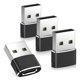 thumbnail image 1 of Basesailor Adaptador USB A a USB C - Pack de 4, 1 of 7