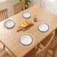 thumbnail image 3 of Juego de 4 manteles individuales de granja para decoración de mesa de comedor, mantel de mesa de cocina interior con flecos marrón de 9.8 pulgadas, 3 of 5