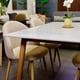 thumbnail image 4 of Mesa de Comedor Cuadrada de Cuarzo Calacatta Soft 80x80cm, 4 of 8