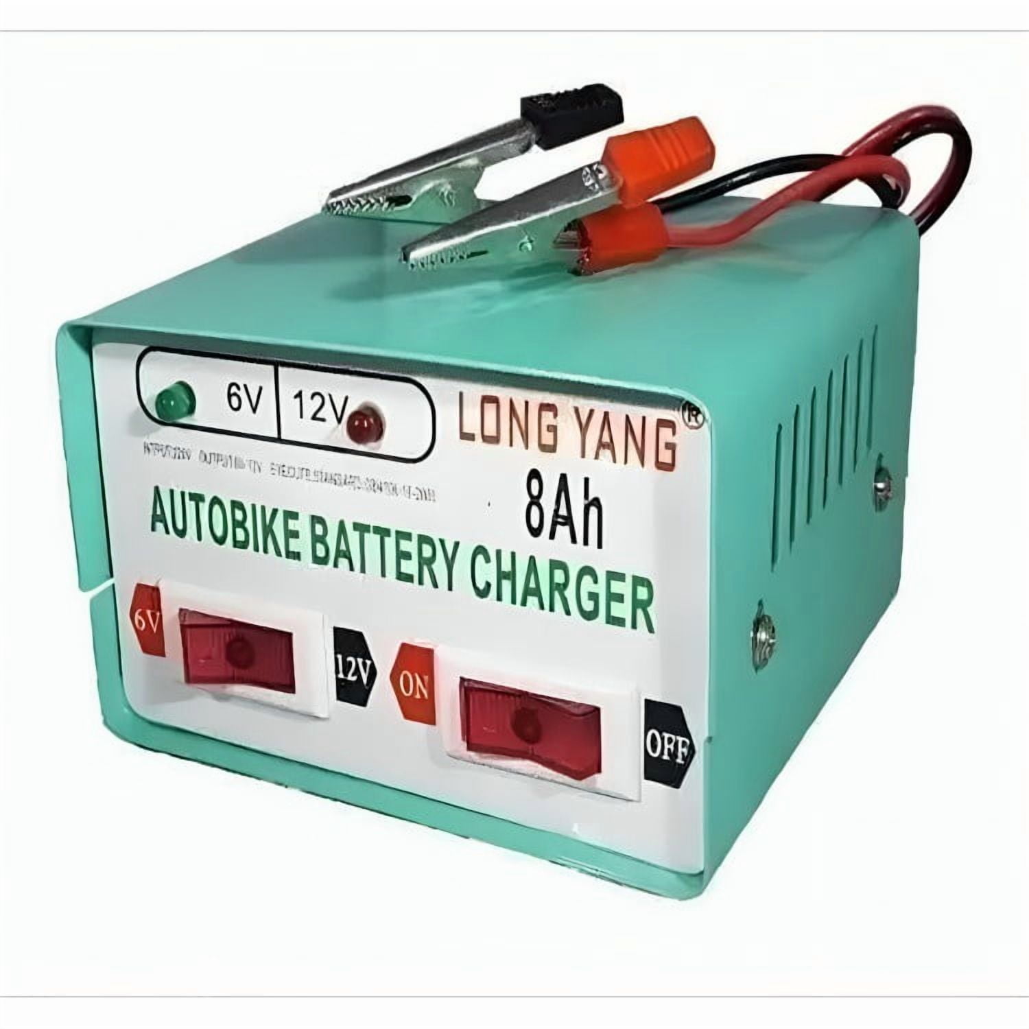 Genérico - Cargador De Bateria Para Autos Y Motos 12v / 6v - 8ah