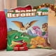 thumbnail image 4 of En Tierra de Dinosaurios Fundas de almohada de terciopelo con tema, regalos de funda de almohada, decoración para el hogar, cojín de lanzar, regalo de cumpleaños para fans y parejas. 45cm x 45cm., 4 of 6
