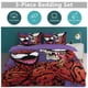 thumbnail image 5 of Venom Print Bedding Set Pattern Duvet Cove Set 3 Pieces 1 Quilt Cover And 2 Pillowcases for Women Men Teens, 5 of 5