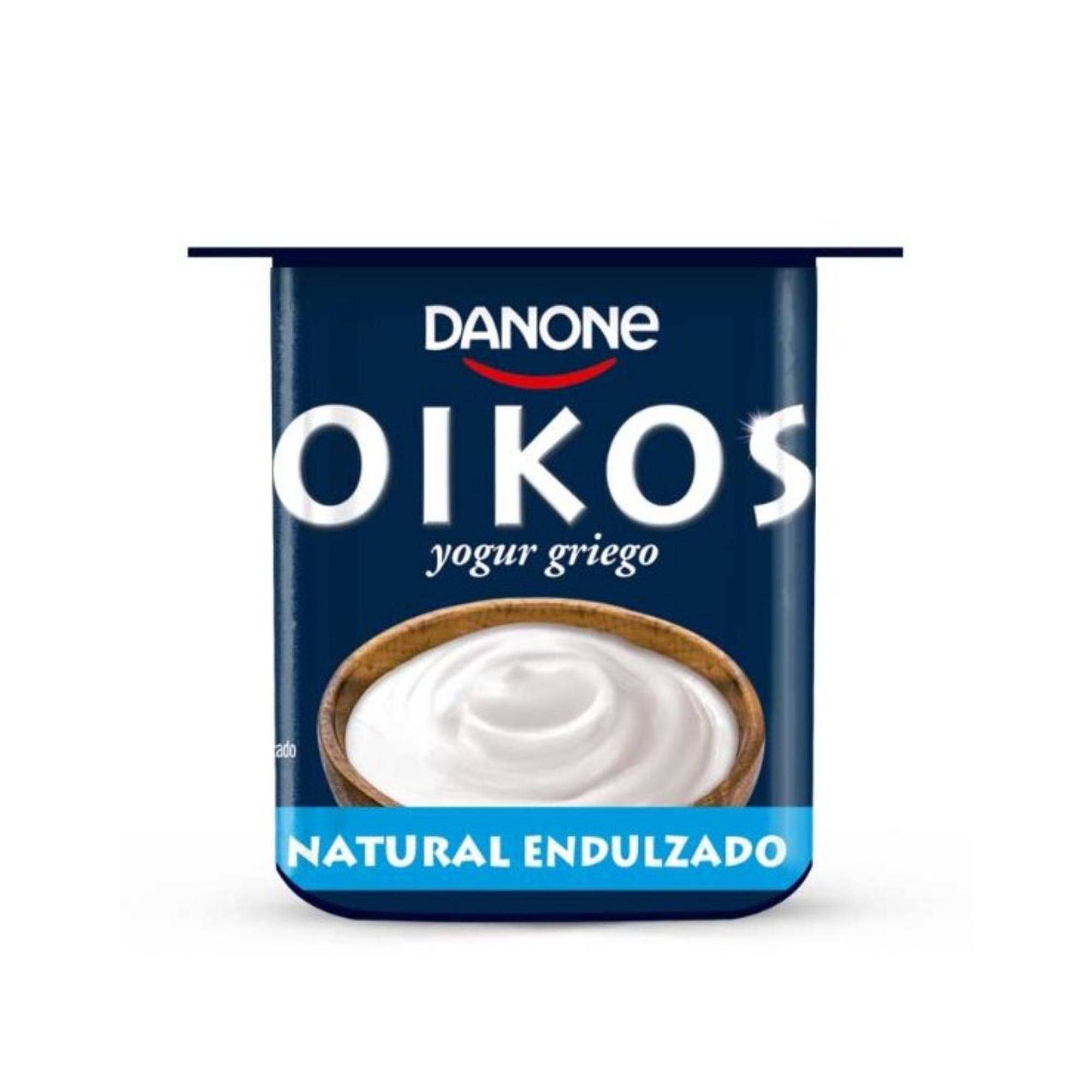 Yoghurt Griego Sabor Natural Endulzado Pote 110 g Oikos