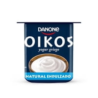 Yoghurt Griego Sabor Natural Endulzado Pote 110 G Oikos