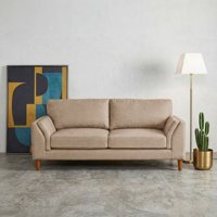 Latam Home - Sofá Milan 3C Con Resortes Pocket Lino Natural