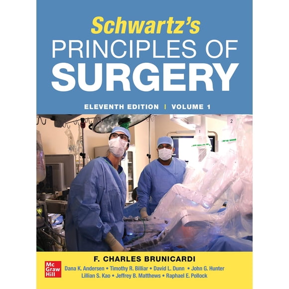 Libro McGraw-Hill Education Principios de Cirugía de Schwartz, 11ª edición
