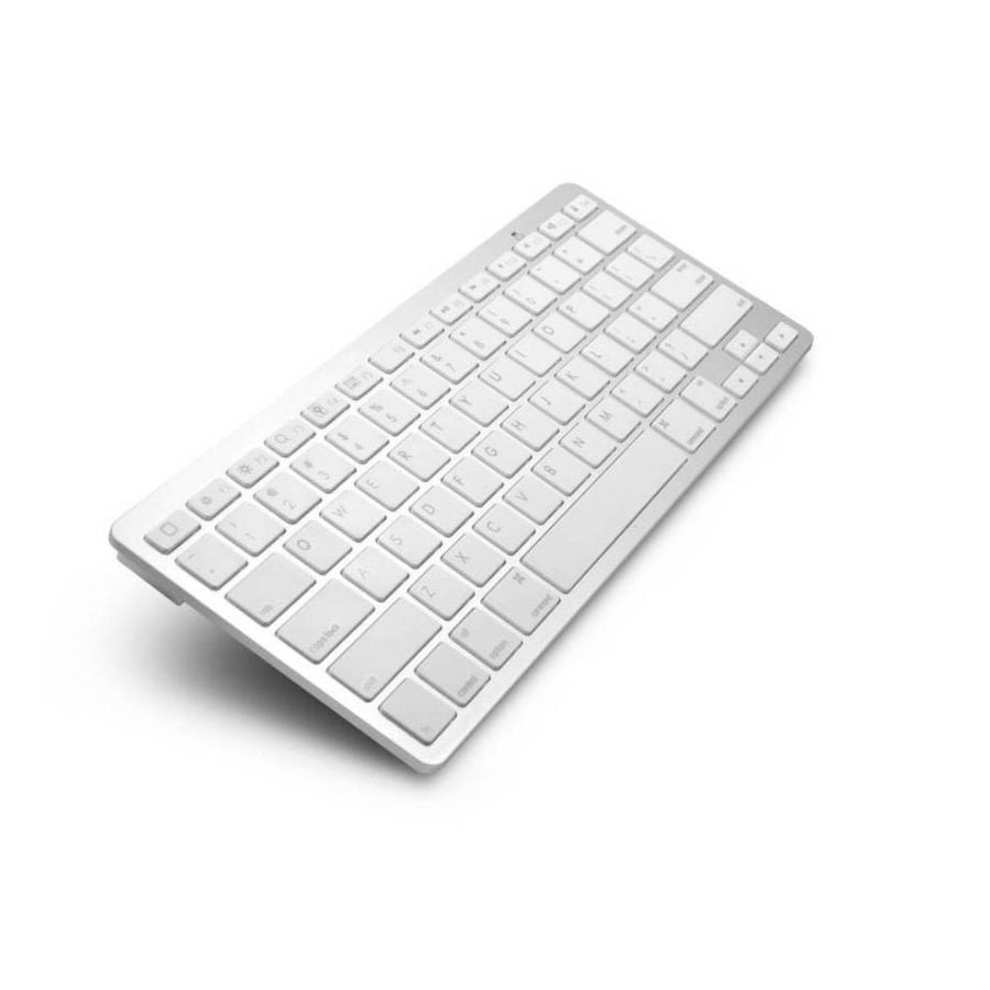 Click Ventas - Teclado Bluetooth Weibo Plateado Wb8023