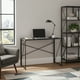 thumbnail image 4 of Mesa Escritorio Plegable de Metal y Madera Negro 100x50x75 cm, 4 of 6