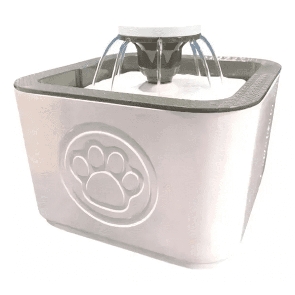 Bebedero para mascotas dog cat dispensador eléctrico 2L gris 220V